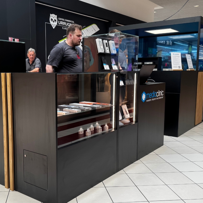 mediaclinic urrugne kiosque comptoir